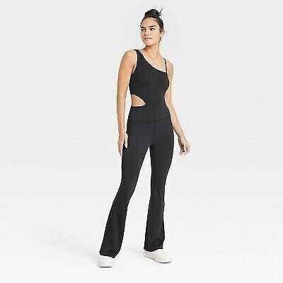 Women's Asymmetrical Flare Bodysuit - JoyLab Black XL