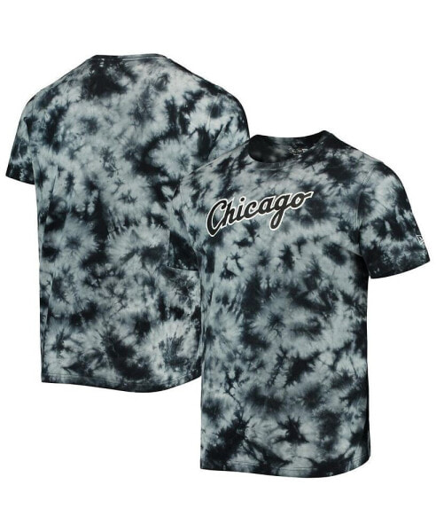 Men's Black Chicago White Sox Team Tie-Dye T-shirt