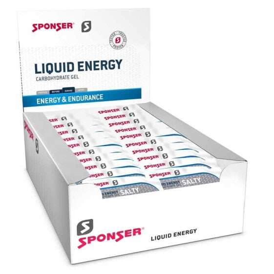 SPONSER SPORT FOOD Salty 35g Liquid Energy Gel Box 40 Units