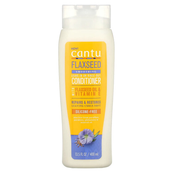 Бальзам для волос (оставляемый) Cantu Flaxseed Smoothing, 13.5 ж. унции (400 мл)