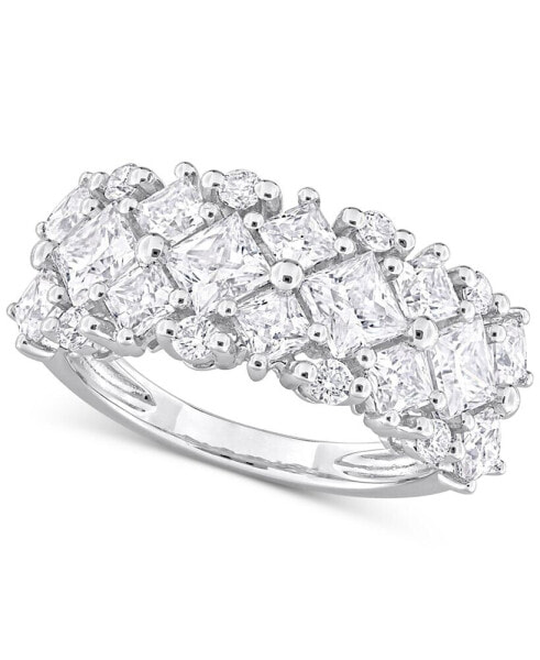 Кольцо Macy's Moissanite Cluster