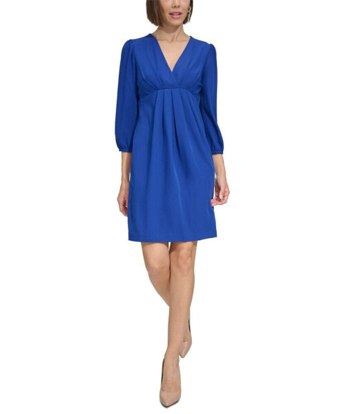 Women's Empire-Waist 3/4-Sleeve Dress