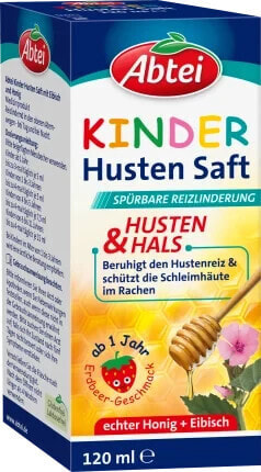 Kinder Hustensaft Honig Eibisch, 120 ml