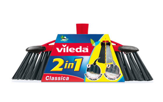 Насадка на швабру Vileda Indoor черная/серая/красная мягкая/жесткая 325 мм