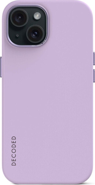 Decoded Decoded AntiMicrobial Silicone Backcover iP 15 Plus Lavender