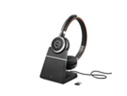 Jabra Evolve 65+ MS Stereo - Wired & Wireless - Office/Call center - 20 - 20000 Hz - 310.3 g - Headset - Black