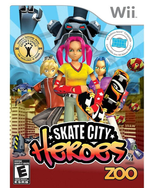 Игра для Nintendo Wii Zoo Games skate City Heroes