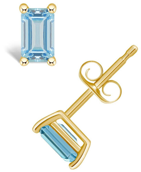 Серьги Macy's Aquamarine Stud