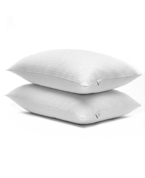 Om Soft Aero Loft Knit Down Alternative 2-Pack Pillow, Standard