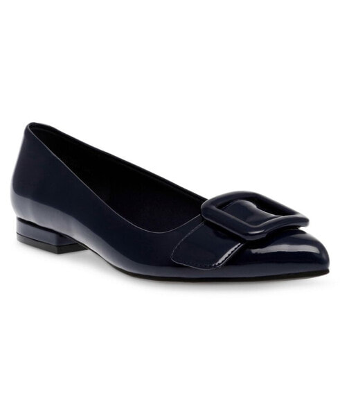 Women's Kalea Pointed Toe Buckle Flats