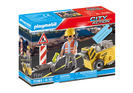 Игровой набор PLAYMOBIL Construction Worker with Edger Gift Sets (Строитель с кромкой)