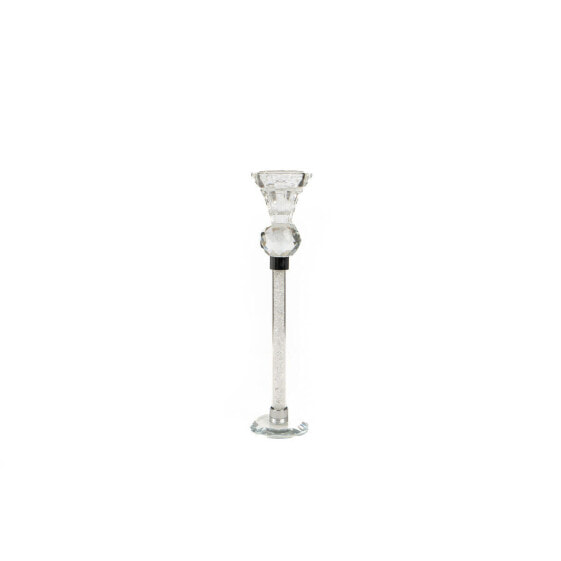 Candleholder Romimex Transparent Glass 6 x 23 x 6 cm