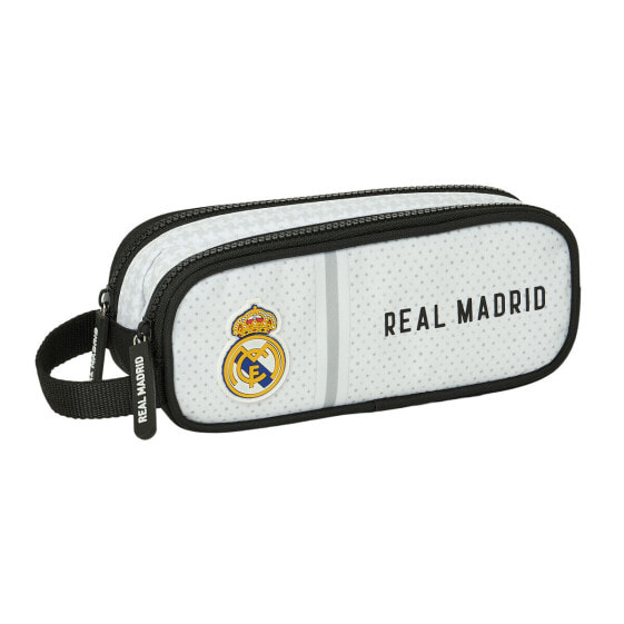 Двойной пенал Real Madrid C.F. Белый Серый 21 x 8 x 6 cm