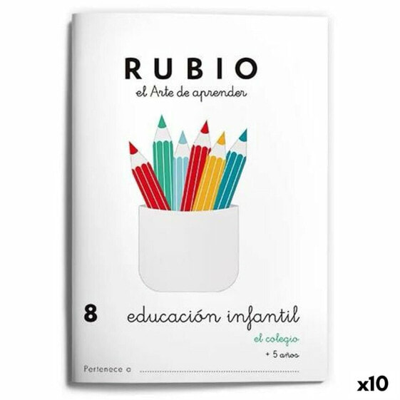 Товар для детей Тетрадь Cuadernos Rubio Early Childhood Education 10 штук