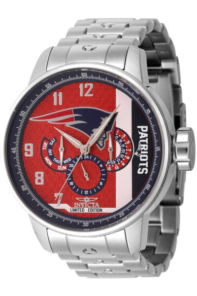 Часы Invicta NFL New England Patriots 48mm Steel