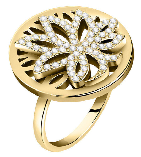 Fashion gilded ring Tree of Life Loto SATD29