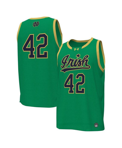 Men's # Kelly Green Notre Dame Fighting Irish Replica Basketball Jersey