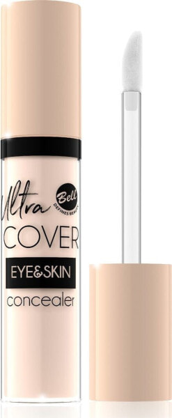 Bell Ultra Cover Eye & Skin Korektor intensywnie kryjący w płynie 01 Light Ivory 5g