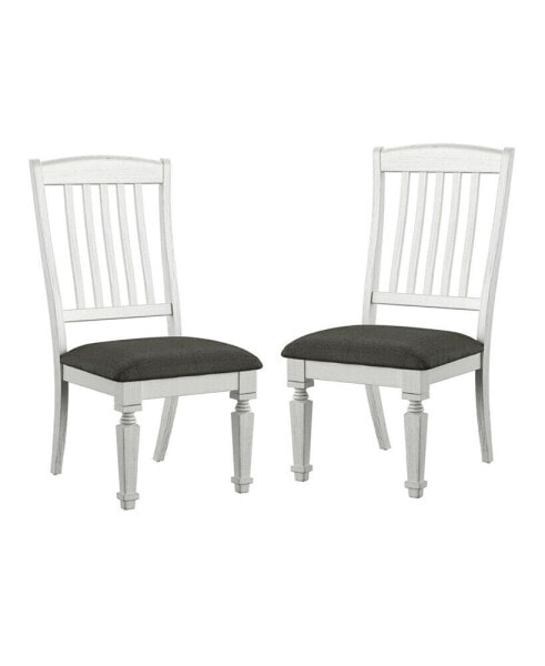 Cassie Antique White Side Chair (Set of 2)