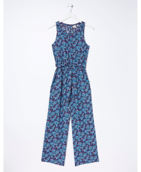 Plus Size Haylie Ink Floral Jumpsuit