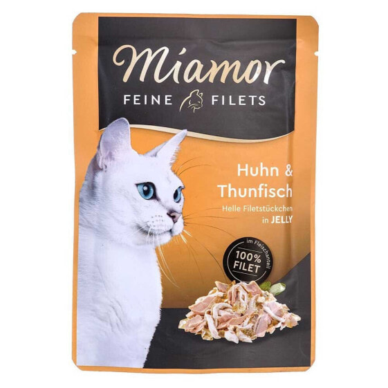 MIAMOR Cats moist food Chicken with tuna 100g wet food for cat