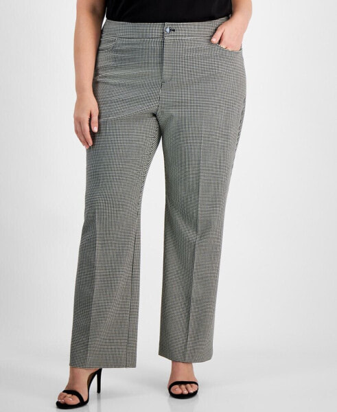 Plus Size Bootcut Mid-Rise Pants