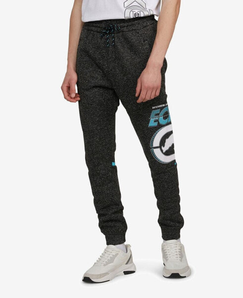 Men's Big and Tall Move Around Graphic Fleece Joggers