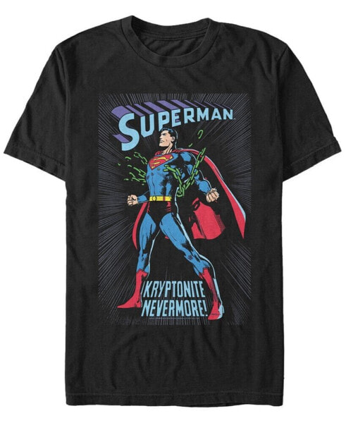 DC Men's Superman Kryptonite Nevermore Short Sleeve T-Shirt