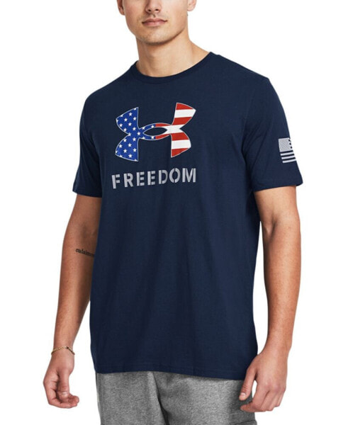 Men's Relaxed Fit Freedom Logo Short Sleeve T-Shirt