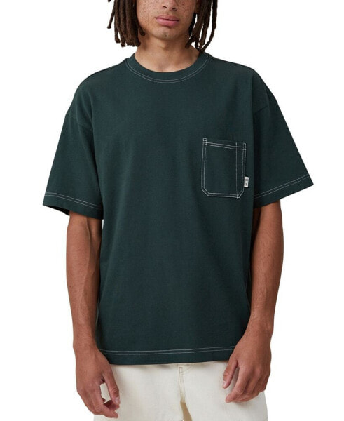 Men's Box Fit Pocket Crew Neck T-shirt