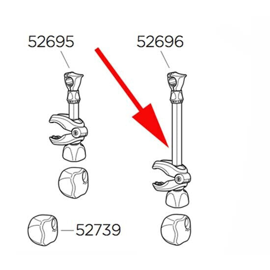 THULE Medium Bike Arm Without Lock 917/918 Eur