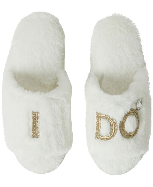 Bride and Bridesmaids Slide Slippers, Online Only