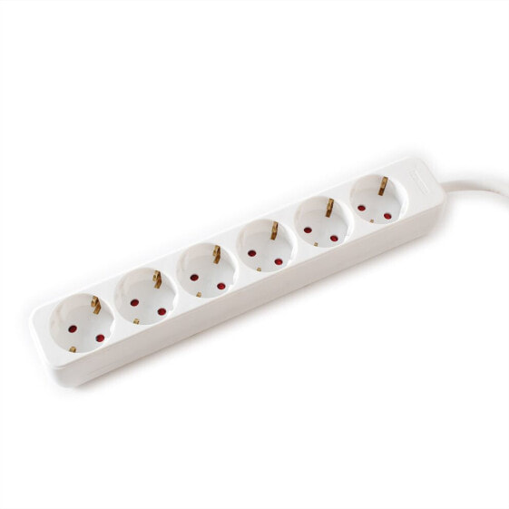 VALUE 19.99.1081 - 3 m - 6 AC outlet(s) - Indoor - 1.5 mm² - White - 250 V