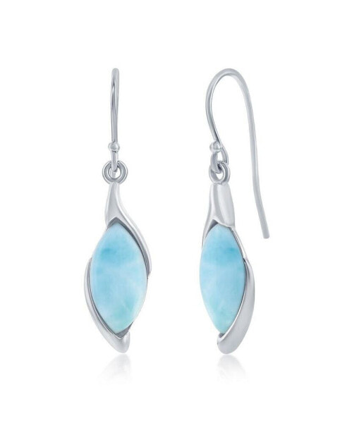 Серьги CARIBBEAN TREASURES Marquise Larimar