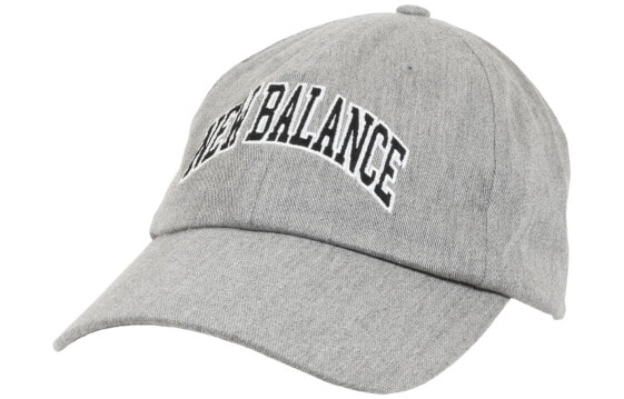 Шапка серая с вышитым логотипом New Balance