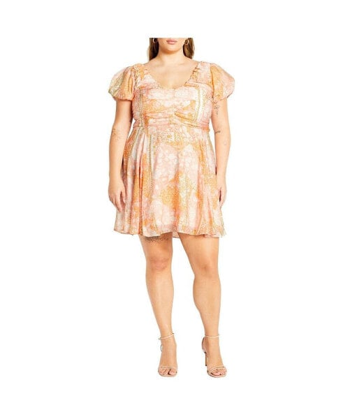 Plus Size Marci Print Dress