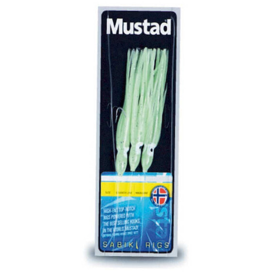 MUSTAD Squid 3 Hooks Feather Rig