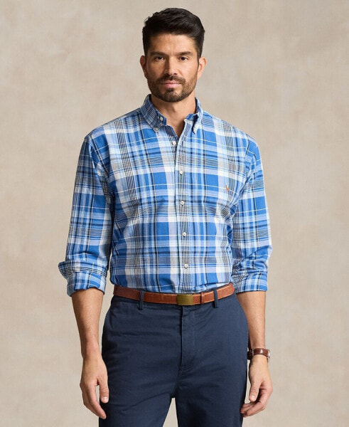 Men's Big & Tall Plaid Oxford Shirt