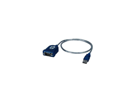 QVS UR-2000M2 6 ft. USB to DB9 Male RS232 Serial Adaptor Cable