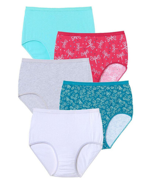 Plus Size Cotton Brief 5-Pack