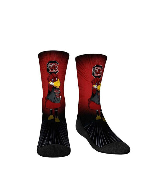 Youth Boys and Girls Socks South Carolina Gamecocks Mascot Pump Up Crew Socks