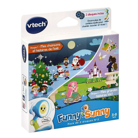Интерактивная игрушка для малышей Vtech Funny Sunny - Pack 2 Discs N ° 2 (FR)