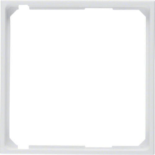 Berker 11091909 - White - Matte - Screwless - Berker - 50 x 50 mm - 10 pc(s)