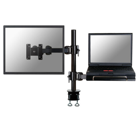 Кронштейн NewStar Monitor/Laptop Desk Mount - Clamp - 10 kg - 25.4 cm (10") - 68.6 cm (27") - 100 x 100 mm - Черный