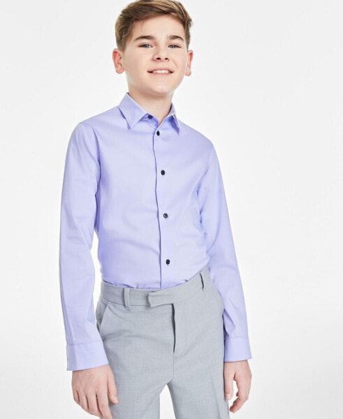 Рубашка Calvin Klein Boys Solid Poplin