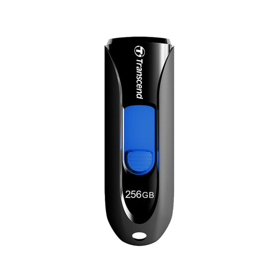 Transcend JetFlash 790 32GB Black, 32 GB, USB Type-A, 3.2 Gen 1 (3.1 Gen 1), Slide, 18 g, Black, Blue