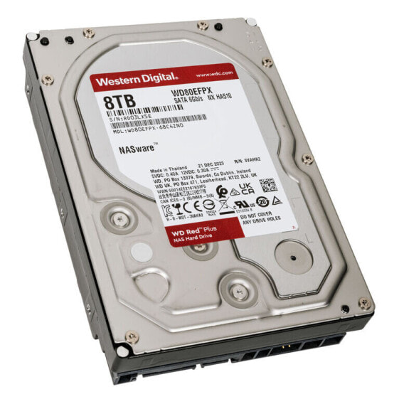 Western Digital Red Plus, SATA 6G, Intellipower - 3,5 Zoll, 8 TB