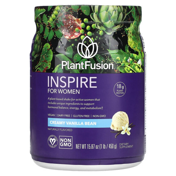 Inspire for Women, Creamy Vanilla Bean, 1 lbs (450 g)