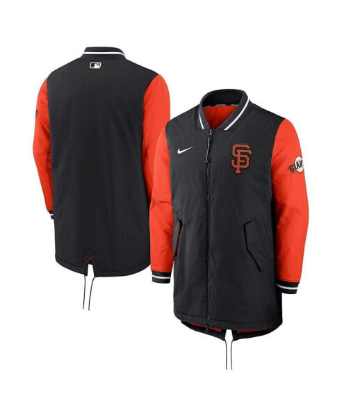 Men's Black San Francisco Giants Authentic Collection Dugout Performance Full-Zip Jacket