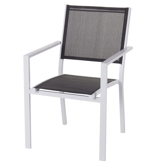 Садовый стул BB Home Thais 55,2 x 60,4 x 86 см Серый Алюминий Белый
